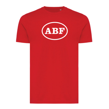 T-shirt röd - tryck bröst